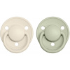 BIBS De Lux dudlíky z přírodního kaučuku 2ks - 6-18m ivory/sage (190223)