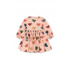 Dievčenské šaty Konges Sløjd ELIN DRESS GOTS ružová farba, mini, áčkový strih, KS103794 KS103794.9BYA 134-140