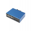 DIGITUS Industrial 8+2-Port Fast Ethernet Switch 8 Port FE RJ45, 2 GE SFP Ports (DN-651146)