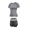 Runner Short 2W fitness set sivá