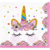 Papírové servítky 33x33 cm 10 ks Unicorn - Cakesicq