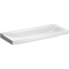 GEBERIT Xeno2 závesné umývadlo bez otvoru, bez prepadu, 1200 x 480 mm, biela, s povrchom KeraTect, 500.552.01.1