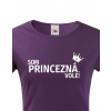 Dámske tričko Som princezná vole, Barva Fialová Bezvatriko.cz 0399