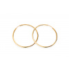 iZlato Forever Zlaté náušnice kruhy 4cm s hrúbkou 1,3mm, 9K IZ22463HR