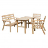 ROJAPLAST Nordic Záhradný set, prírodný ROJAPLAST 67/62