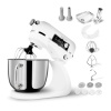 Evolveo Salente DigiChef+, kuchyňský robot, mísa 6 litrů, celokovový, masomlýnek, digitální displej, bílý DIGICHEF+