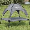 VidaXL pelech pre psa sivé 63 cm x 49,5 cm