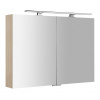 Sapho MIRRÓ galérka s LED osvetlením, 100x70x16cm, brest Bardini, MC100-0013