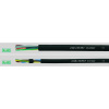 Helukabel 36001 gumový kábel H05RN-F 2 x 0.75 mm² čierna 100 m; 36001