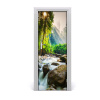 Fototapeta na dvere vodopád v lese 75x205