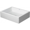 Duravit Vero Air keramické umývadlo na dosku 50x38 cm,bez otv. pre bat,bez prepadu,Biela 2351500000