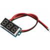 Voltmeter panelový LED červený, 3-30V