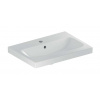 Geberit iCon Umývadlo, 50x40x17 cm, s prepadom, s otvorom na batériu, biela 501.841.00.1