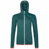 Ortovox dámska mikina Fleece Light Grid Hooded jacket W | farba: pacific green, veľkosť: L