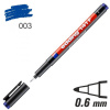 Popisovač Edding 141 F - permanentní, 0.6 mm modrý