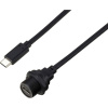 USB konektor TRU COMPONENTS TC-E10T-FT3-PWF/MT3-NWA-0.5PV-S TC-13543596, 0.5 m, 1 ks; TC-13543596