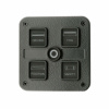 EPWLR21 LED Ovládací Panel 4-Funkční 12-36V 100W Podsvícený