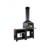 Braaimaster FS Single Black Kompletná zostava Podstavec: Podstavec s kolieskami, Farba pracovnej dosky: Antracit