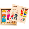 Drevené puzzle, vkladačka, Ľudia a ich profesie Woody 8591864903290