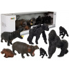 mamido Zvieratká safari sada 7 kusov gorily a hrochy
