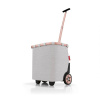 Nákupný košík na kolieskach Reisenthel Carrycruiser Frame Twist sky rose