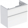 Geberit iCon - Umývadlová skrinka, 740x615x416 mm, 2 zásuvky, lesklá biela 502.308.01.2