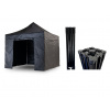 Nožnicový párty stan 3x3 m TENTino BH EXTREME ALL IN BLACK