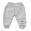 Pletené dojčenské nohavice Hand Made Baby Nellys, sivé, veľ. 80/86, 80/86 (12-18m)