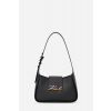 KABELKA KARL LAGERFELD K/SIGNATURE SM SHOULDER BAG BLACK/GOLD