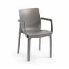 Rojaplast Křeslo EMMA ARMCHAIR- šedá
