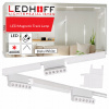 Magnetické LED koľajnicové osvetlenie biele 2x KOĽAJNICA 1m + 6x reflektor