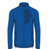 NORTHFINDER Pánska mikina Polartec Power Stretch KREMENEC BLUE/ORANGE