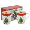 2x Vianočný hrnček 360 ml Vianoce Stromček