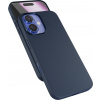 Epico Mag+ Leather Case iPhone 16 Plus - modrá