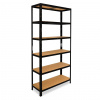 Meets-ecommerce UG Kovový regál 155x100x23, 4-6 políc Farba: Čierna, Počet polic: 6 políc