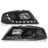 ŠKODA OCTAVIA II 04-08 - predné čierna svetlá s LED svietením pre xenon