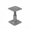 Domax PR 130/130 Nastaviteľná pätka stĺpiku 130x130x100-150 mm M20