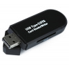 Interlook CR-023 | Čítačka pamäťových kariet SD, microSD | USB, micro USB, USB typ C | USB OTG Čierný