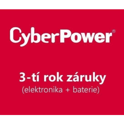 CyberPower 3. rok záruky pro OLS1000EA-DE EXW3Y0079