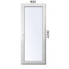 Balkónové dvere 900x2200 OS ALUPLAST 4000
