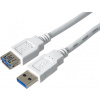 PremiumCord Prodlužovací kabel USB 3.0 Super-speed 5Gbps A-A, MF, 9pin, 3m bílá ku3paa3w