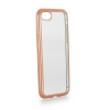 Puzdro gumené Apple iPhone 7/8/SE 2020 Electro Jelly ružovo zlat