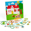 Bigjigs Toys Prevliekacia hra Domček, 36 ks
