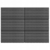 Terasové dlaždice z WPC, 60 x 30 cm, 6 ks, 1 m², s