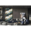 Samolepiaci PVC panel Mramor blue ocean obklad na stenu zelený 120 x 180 cm