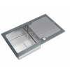 Kuchynská batéria - Tichý umývadlo diamant lux 1b 1d šedé sklo (Kuchynská batéria - Tichý umývadlo diamant lux 1b 1d šedé sklo)