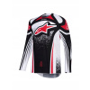 Mikina Alpinestars Techstar Nomur čierna/biela/červená L