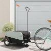 Vozík za bicykel, čierno sivý 45 kg, železo-ForU-94070