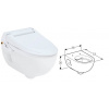 Geberit AquaClean 4000 Elektronický bidet+WC závesné Geberit Rimless, biele 146.135.11.1 GEB 146.135.11.1