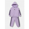 Detská tepláková súprava adidas JV9856 fialová 68